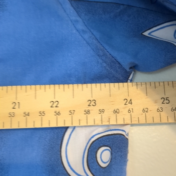 Vintage Gotcha Button Down Mens Large Blue/White Surfer Skater Beach Vacation - Picture 7 of 9